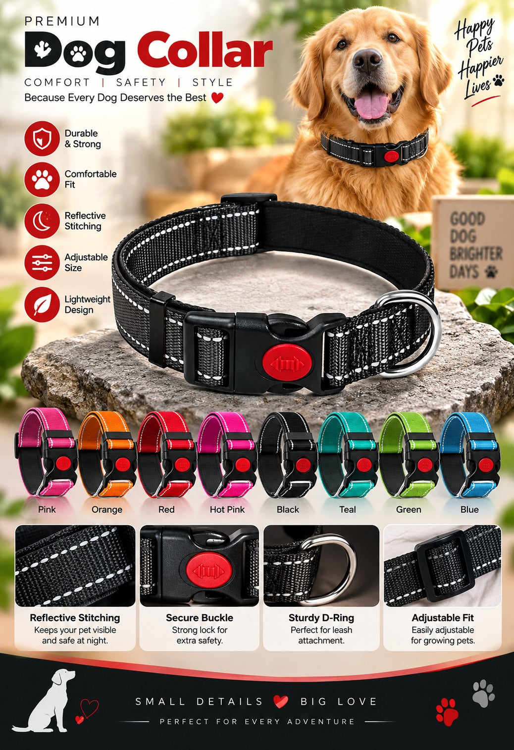 Dog Collar Belt (CLP1)