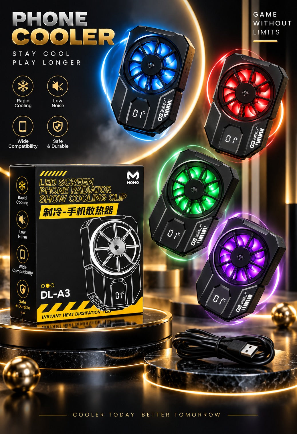 Dl A3 cooling fan