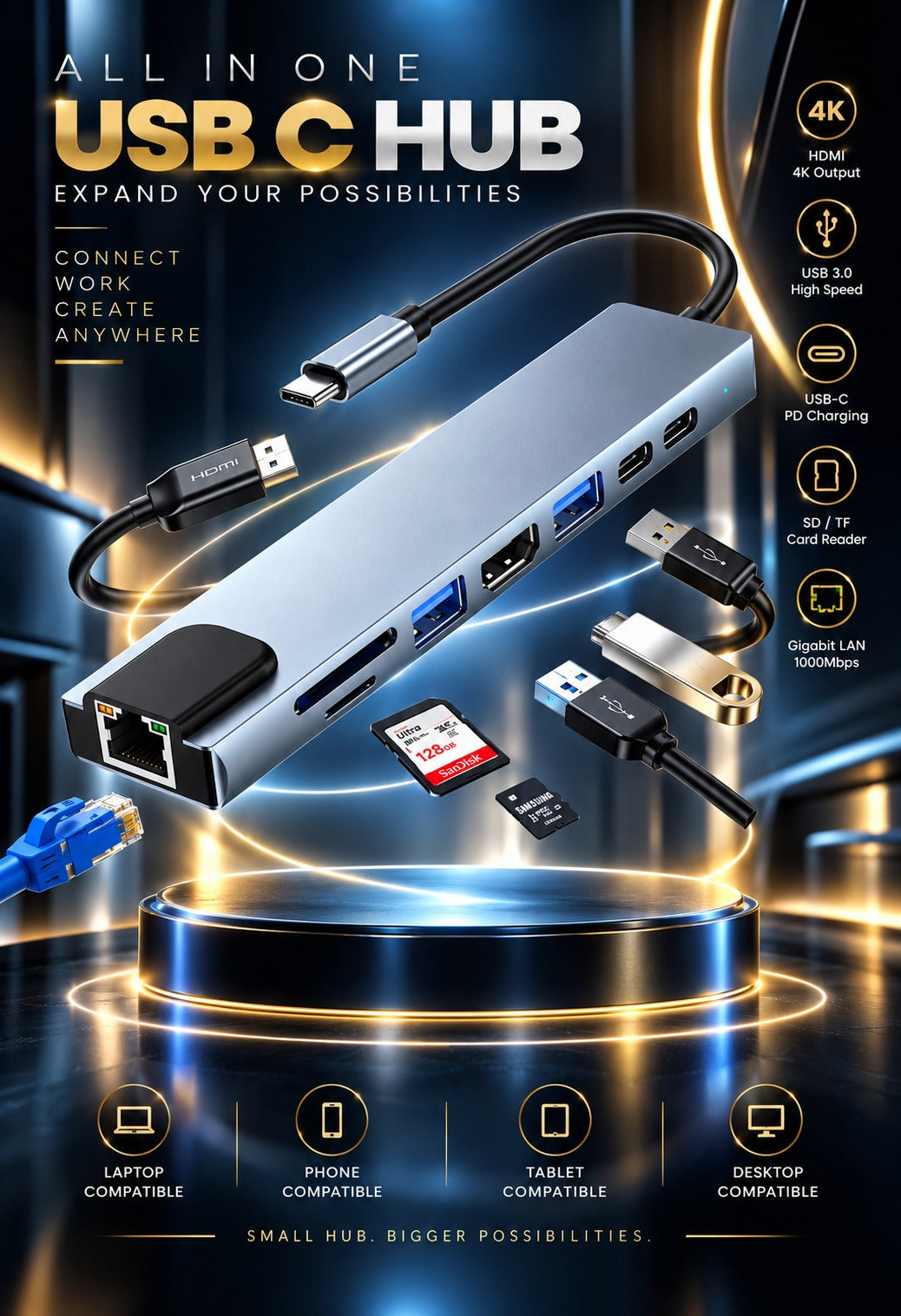 8 in 1 camera adapter