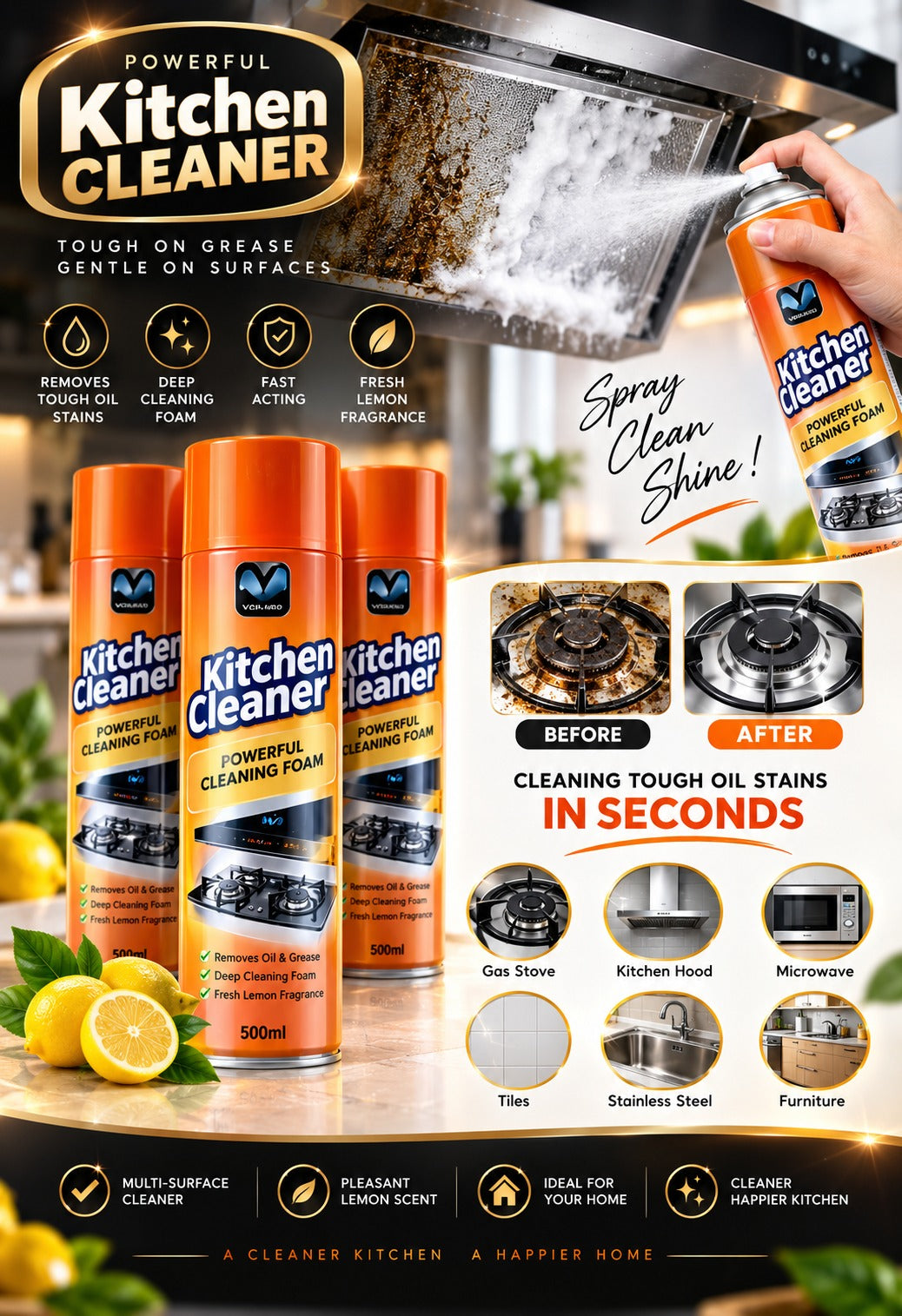Kitchen cleaner