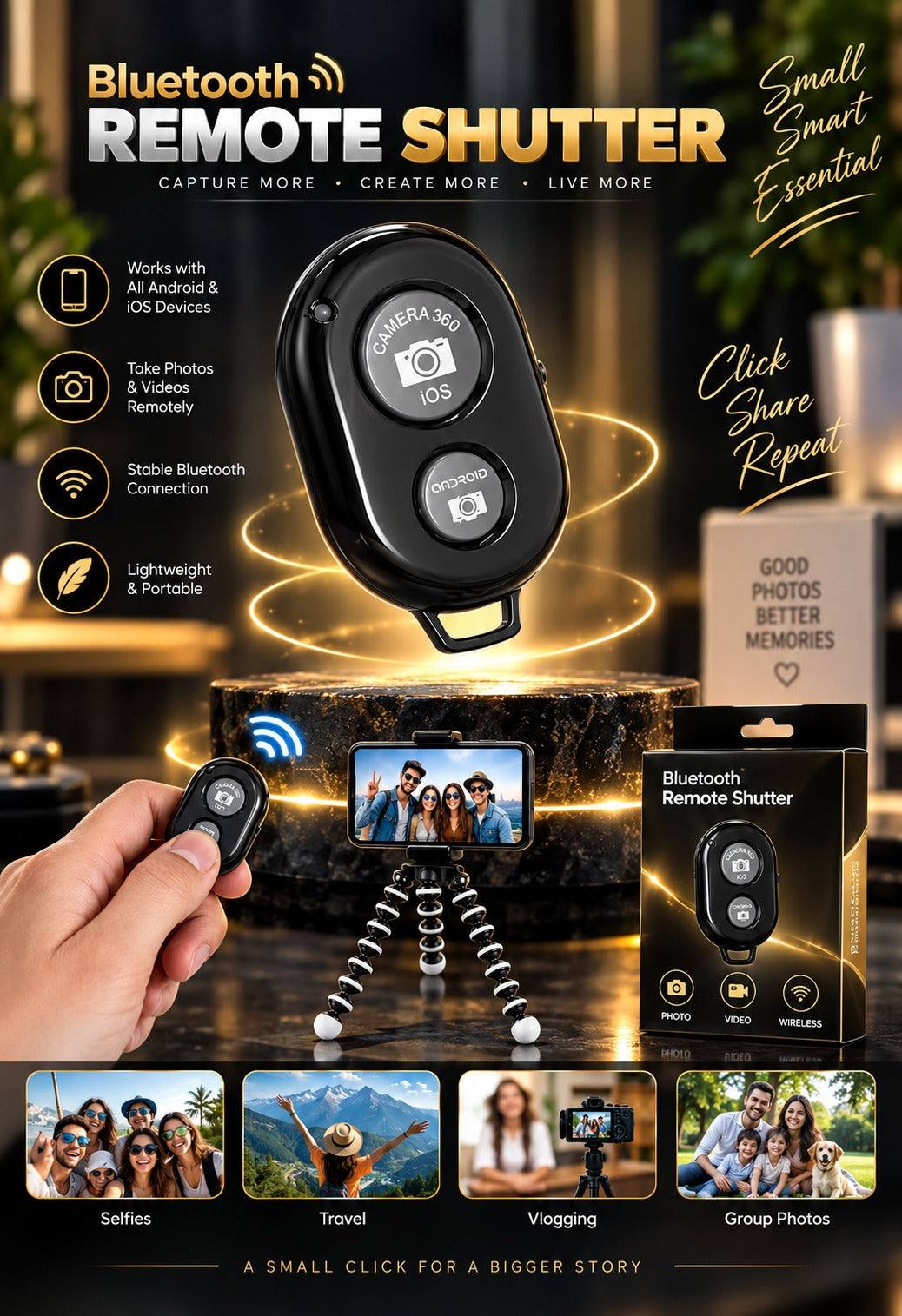 Bluetooth remote
