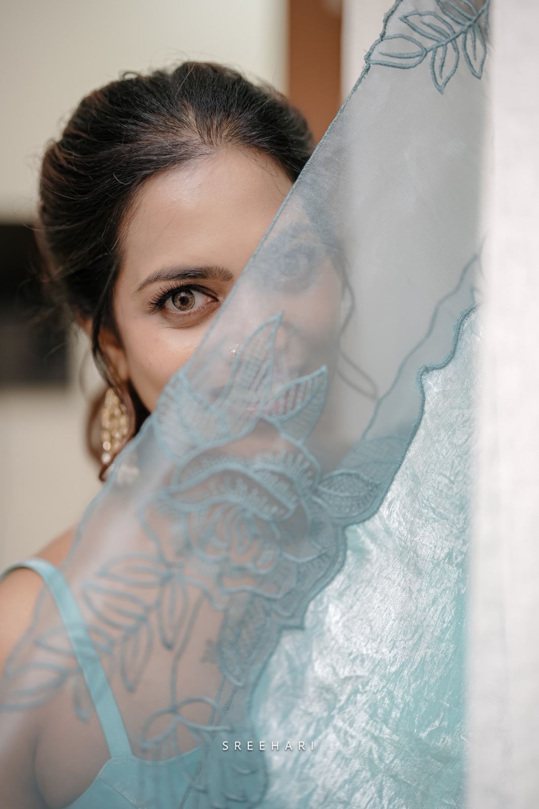 ✨ Aloura – Premium Glass Tissue Saree