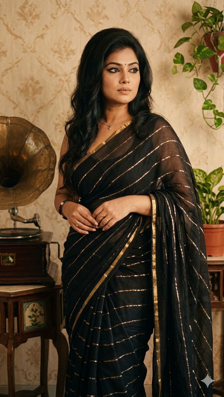 Tassira : 120s count mul cotton saree