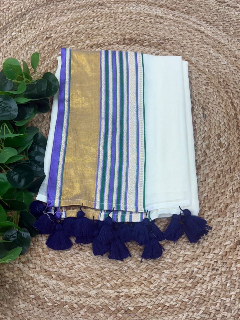 ✨ Neelambari Mul Cotton Saree ✨
